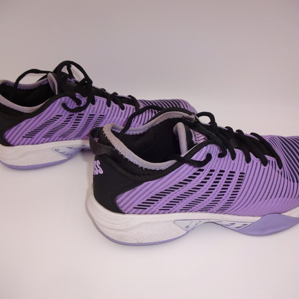 Womens K-Swiss Hypercourt Supreme Size 10 Purple & Black Tennis Shoes Sneakers - Picture 2 of 10